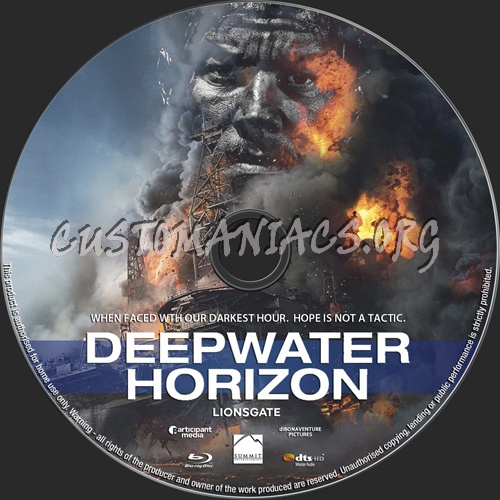 Deepwater Horizon blu-ray label