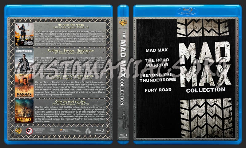 Mad Max Collection blu-ray cover