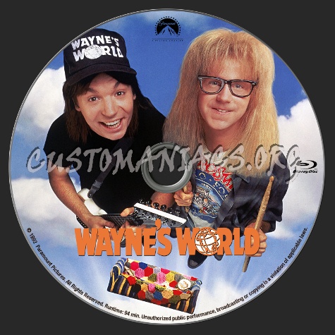 Wayne's World blu-ray label