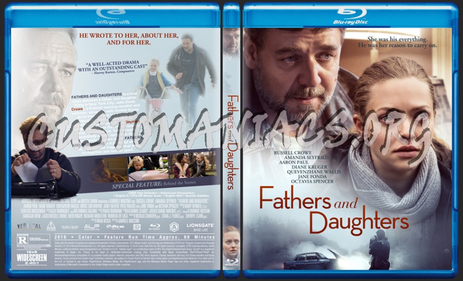 Fathers And Daughters dvd cover