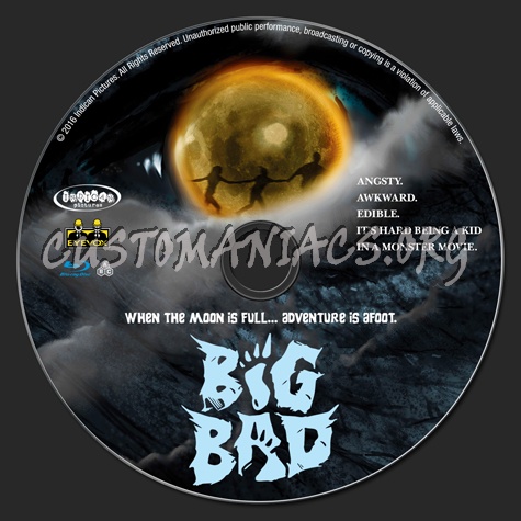 Big Bad blu-ray label