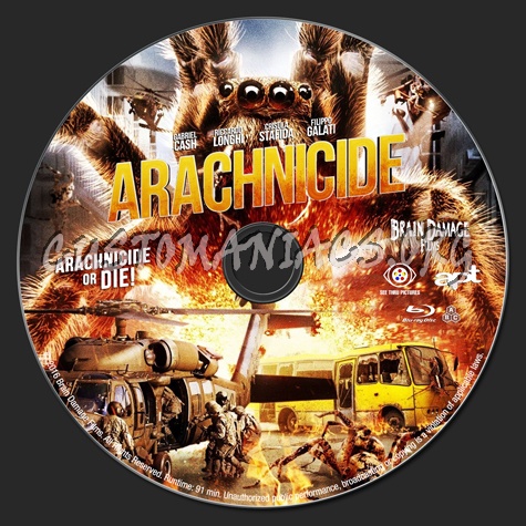 Arachnicide blu-ray label