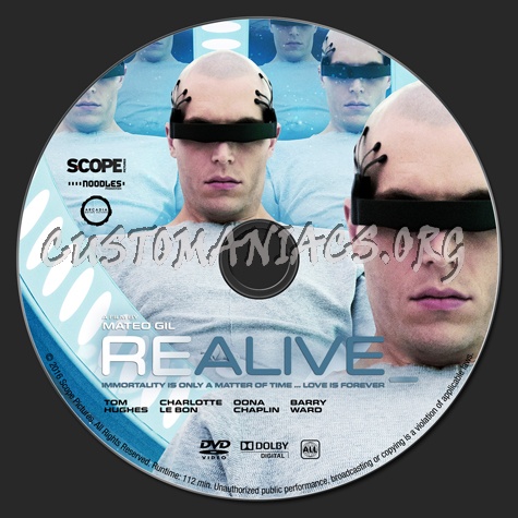 Realive dvd label