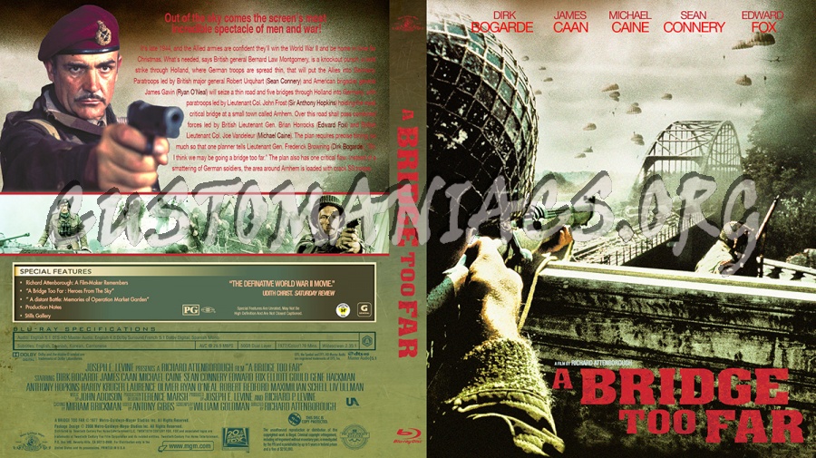 A Bridge Too Far blu-ray cover