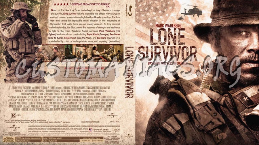 Lone Survivor blu-ray cover