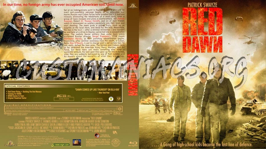 Red Dawn blu-ray cover