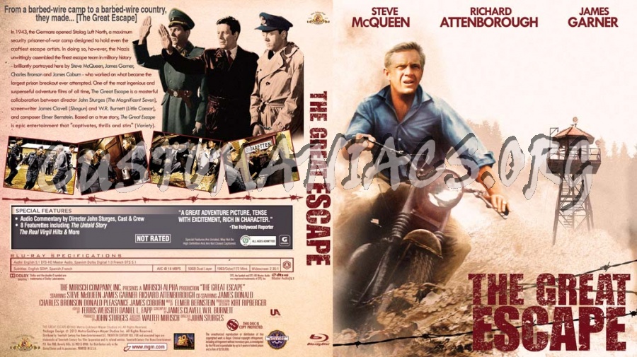 The Great Escape blu-ray cover