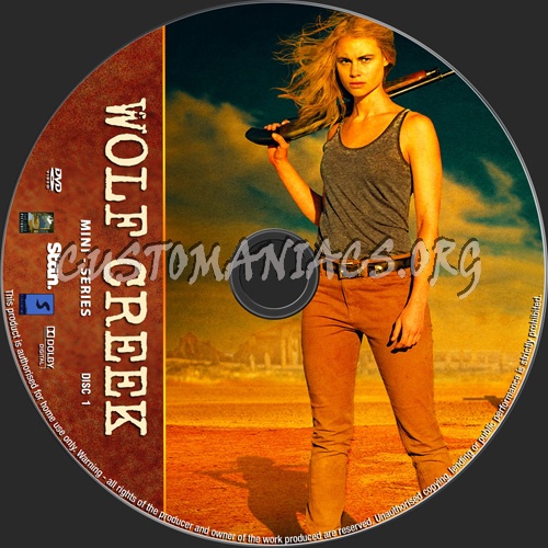 Wolf Creek Mini-Series dvd label