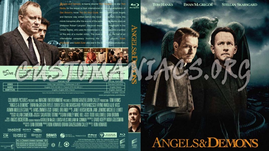 Angels and Demons blu-ray cover