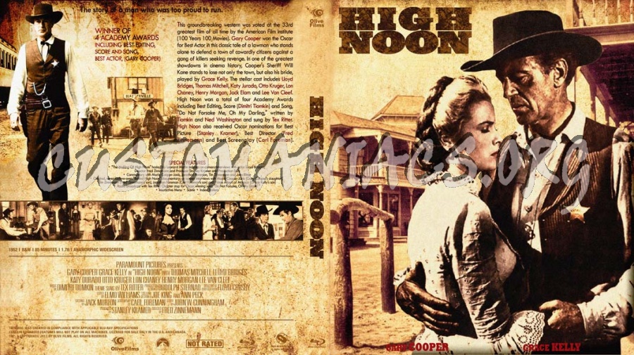 High Noon blu-ray cover