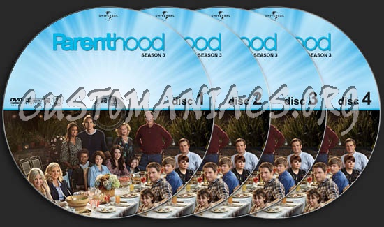 Parenthood - Season 3 dvd label