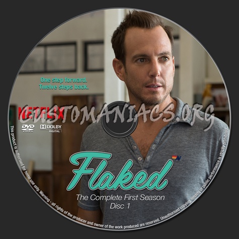 Flaked - Season 1 dvd label