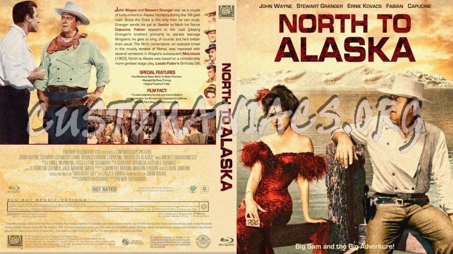 North to Alaska blu-ray cover