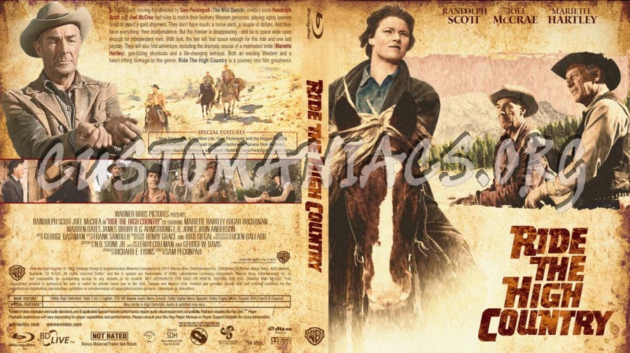 Ride the High Country blu-ray cover