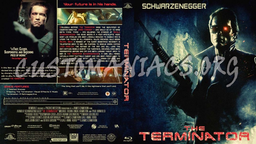 The Terminator blu-ray cover