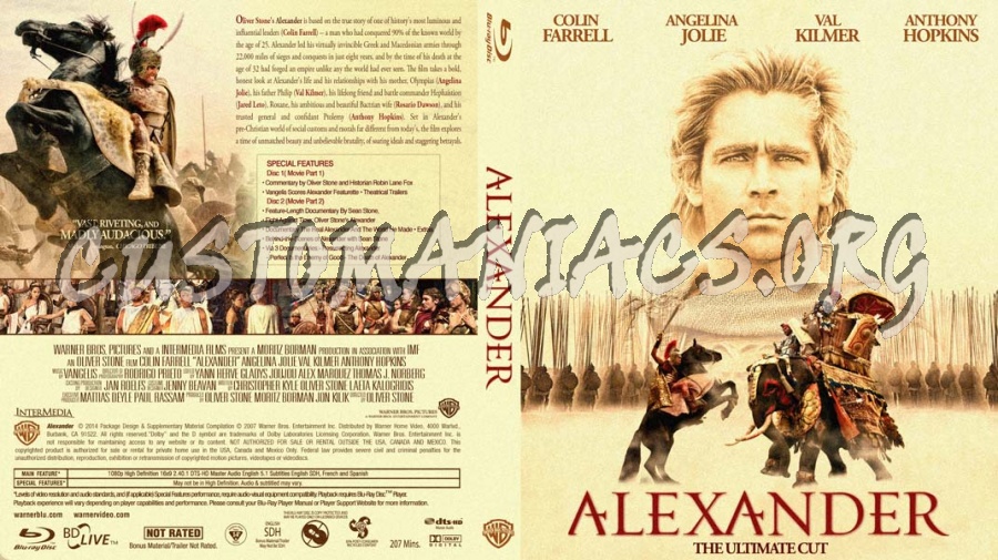 Alexander blu-ray cover