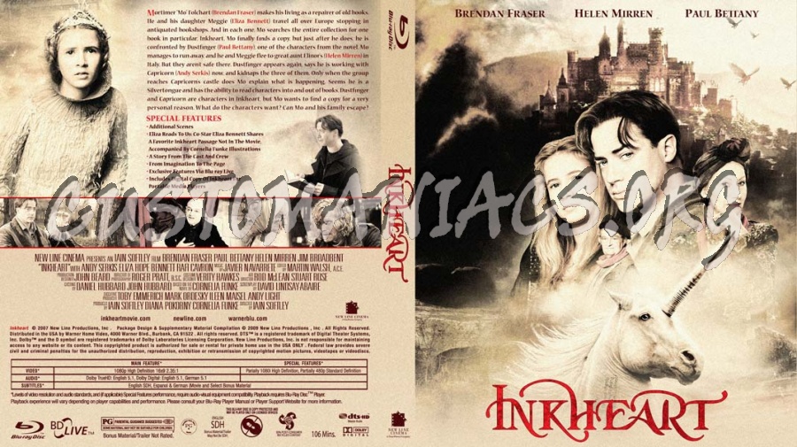 Inkheart blu-ray cover