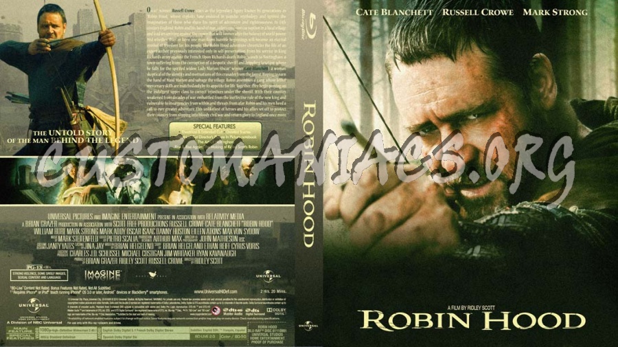 Robin Hood blu-ray cover