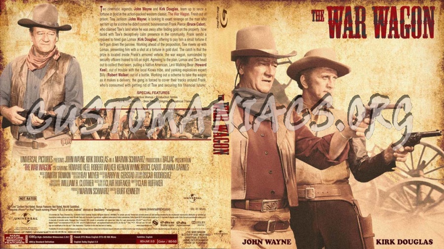 The War Wagon blu-ray cover