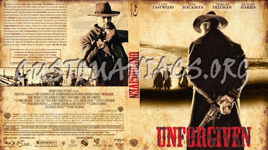 Unforgiven blu-ray cover