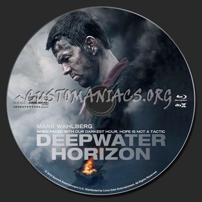 Deepwater Horizon blu-ray label