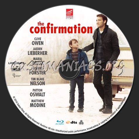 The Confirmation blu-ray label