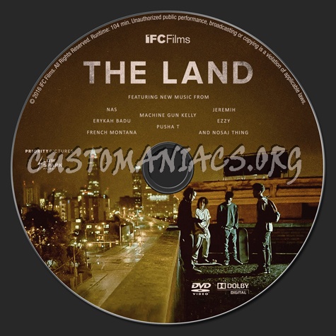 The Land dvd label