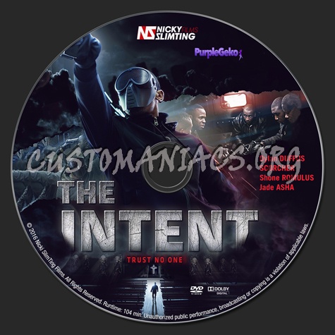 The Intent dvd label