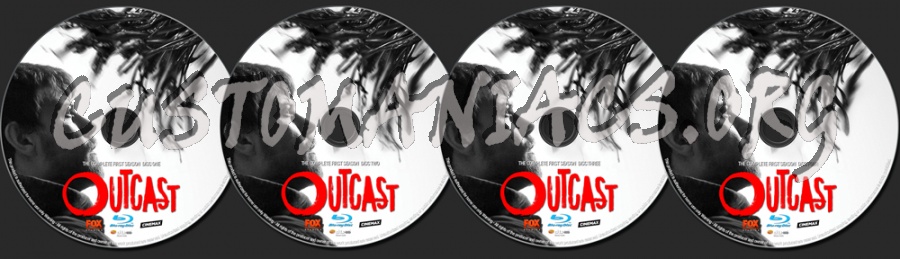 Outcast Season 1 blu-ray label