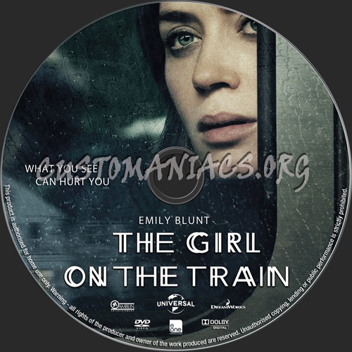 The Girl On The Train dvd label