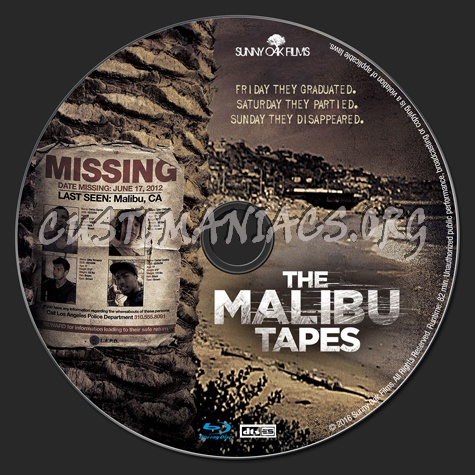 The Malibu Tapes blu-ray label