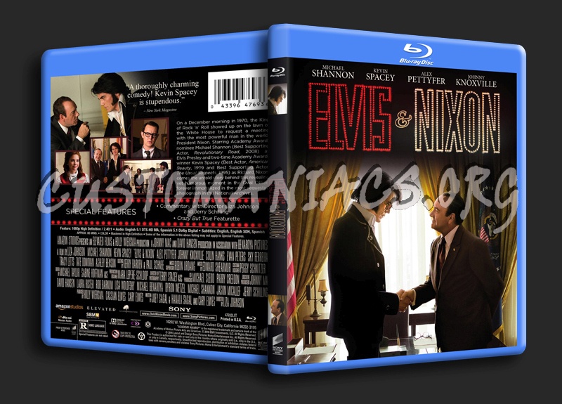 Elvis & Nixon blu-ray cover