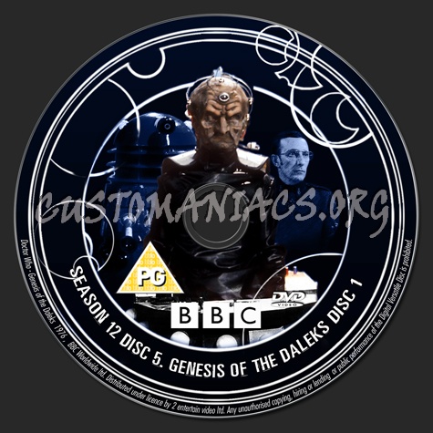 Doctor Who Season 12 - Spanning set dvd label