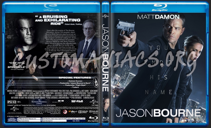 Jason Bourne dvd cover