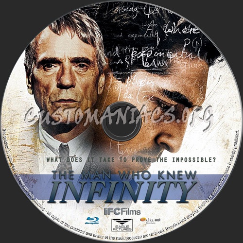 The Man Who Knew Infinity blu-ray label