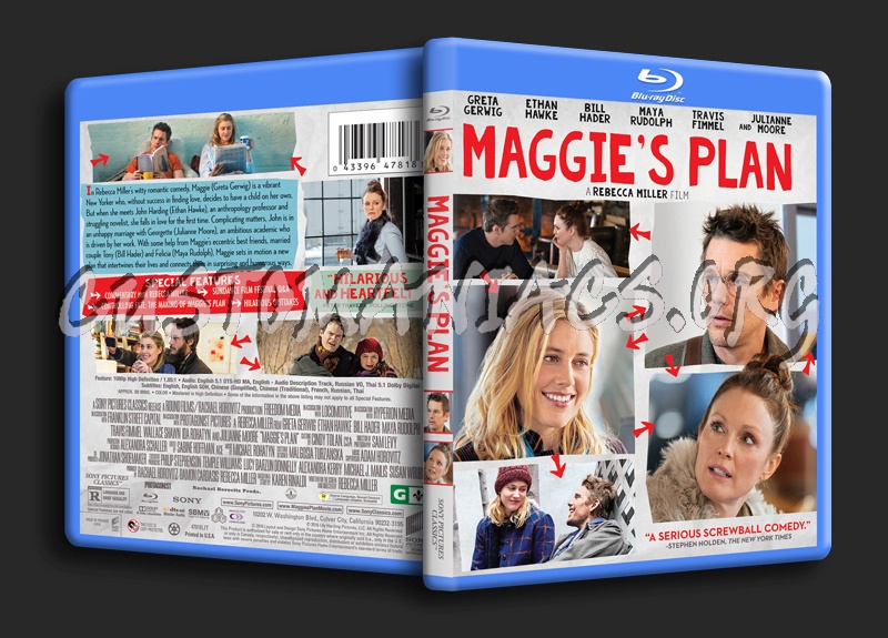 Maggie's Plan blu-ray cover