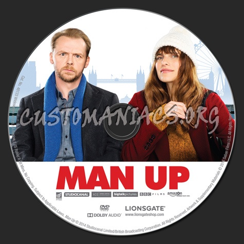 Man Up dvd label