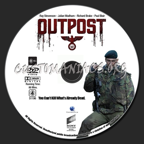 Outpost dvd label