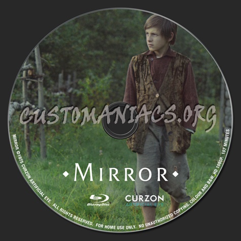 Mirror (Zerkalo) blu-ray label