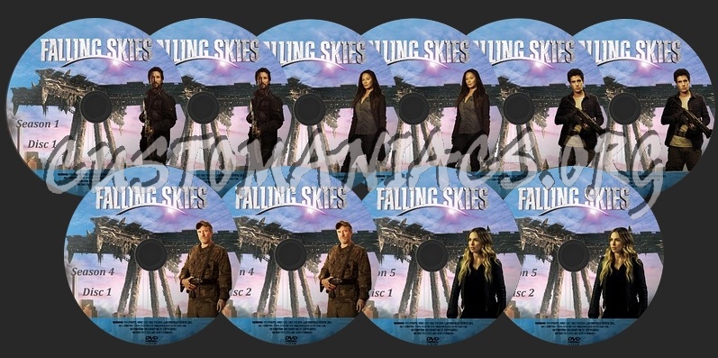 Falling Skies dvd label