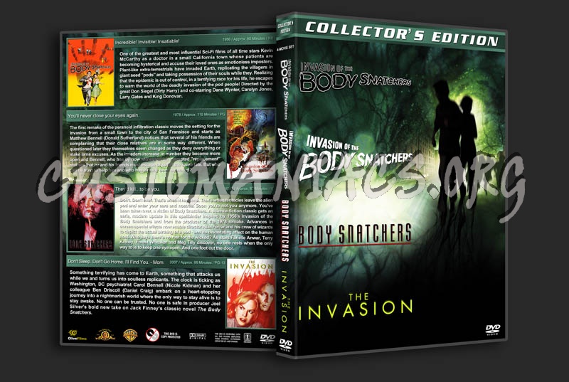 Invasion of the Body Snatchers Collection dvd cover