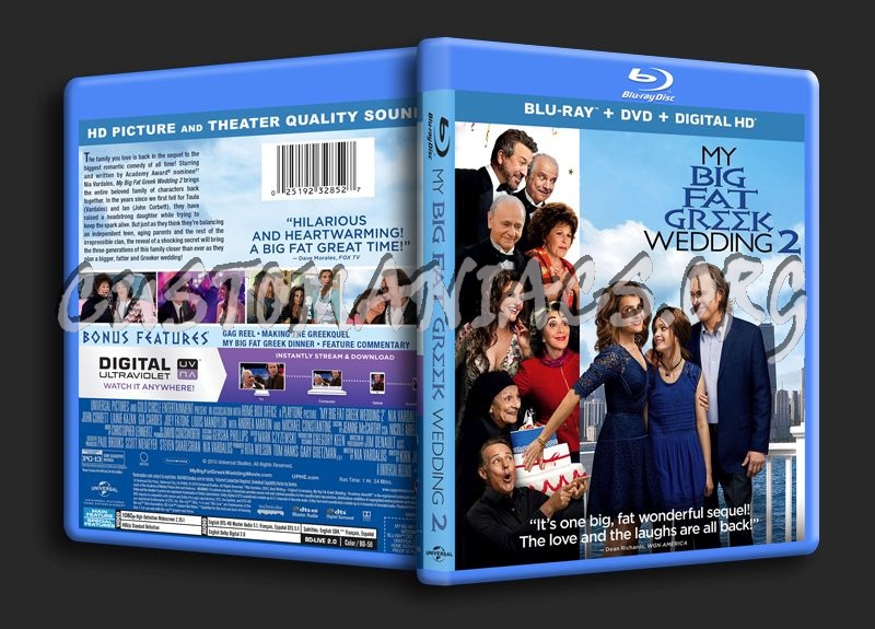 My Big Fat Greek Wedding 2 blu-ray cover