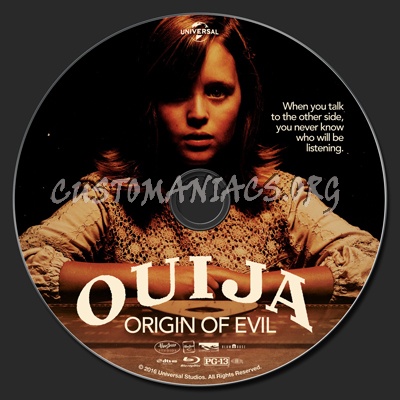 Ouija: Origin Of Evil blu-ray label