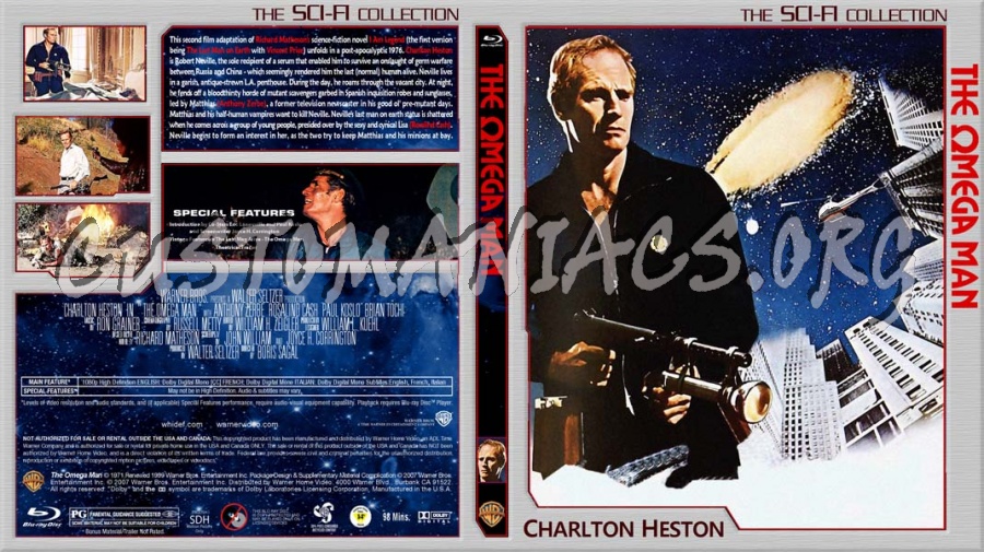 The Omega Man blu-ray cover