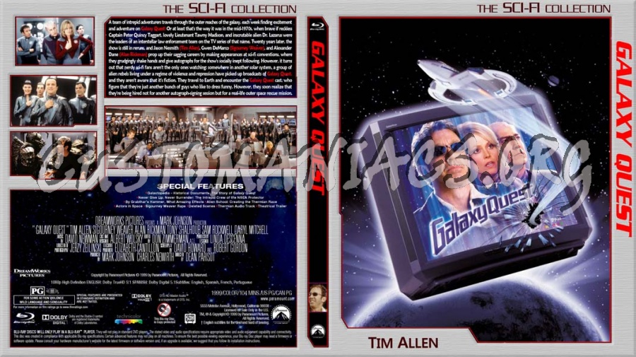 Galaxy Quest blu-ray cover