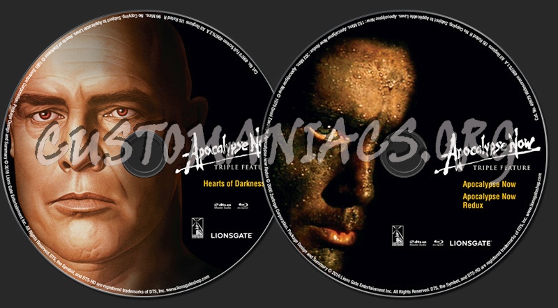 Apocalypse Now Triple Feature blu-ray label