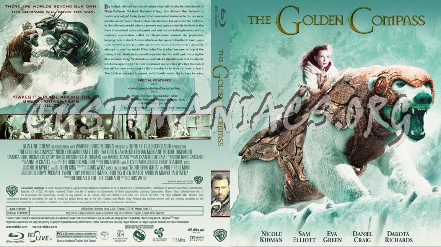 The Golden Compass blu-ray cover