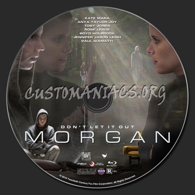 Morgan (2016) blu-ray label