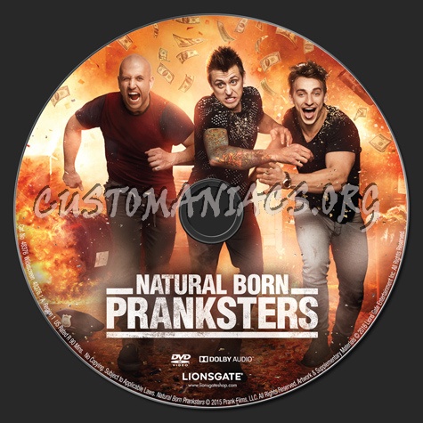 Natural Born Pranksters dvd label