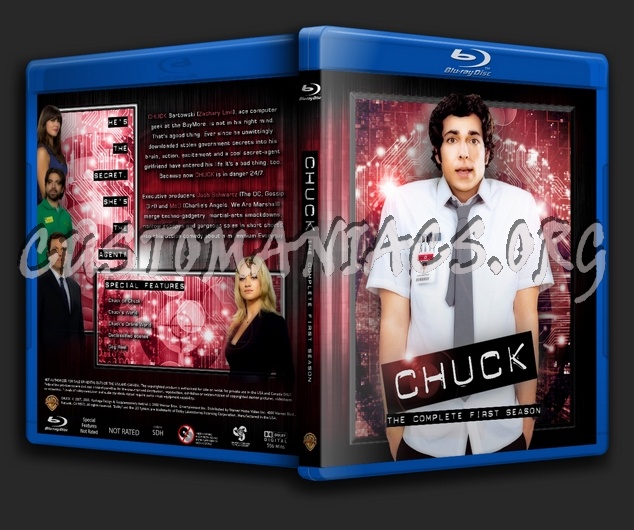 Chuck - Season 1 blu-ray cover